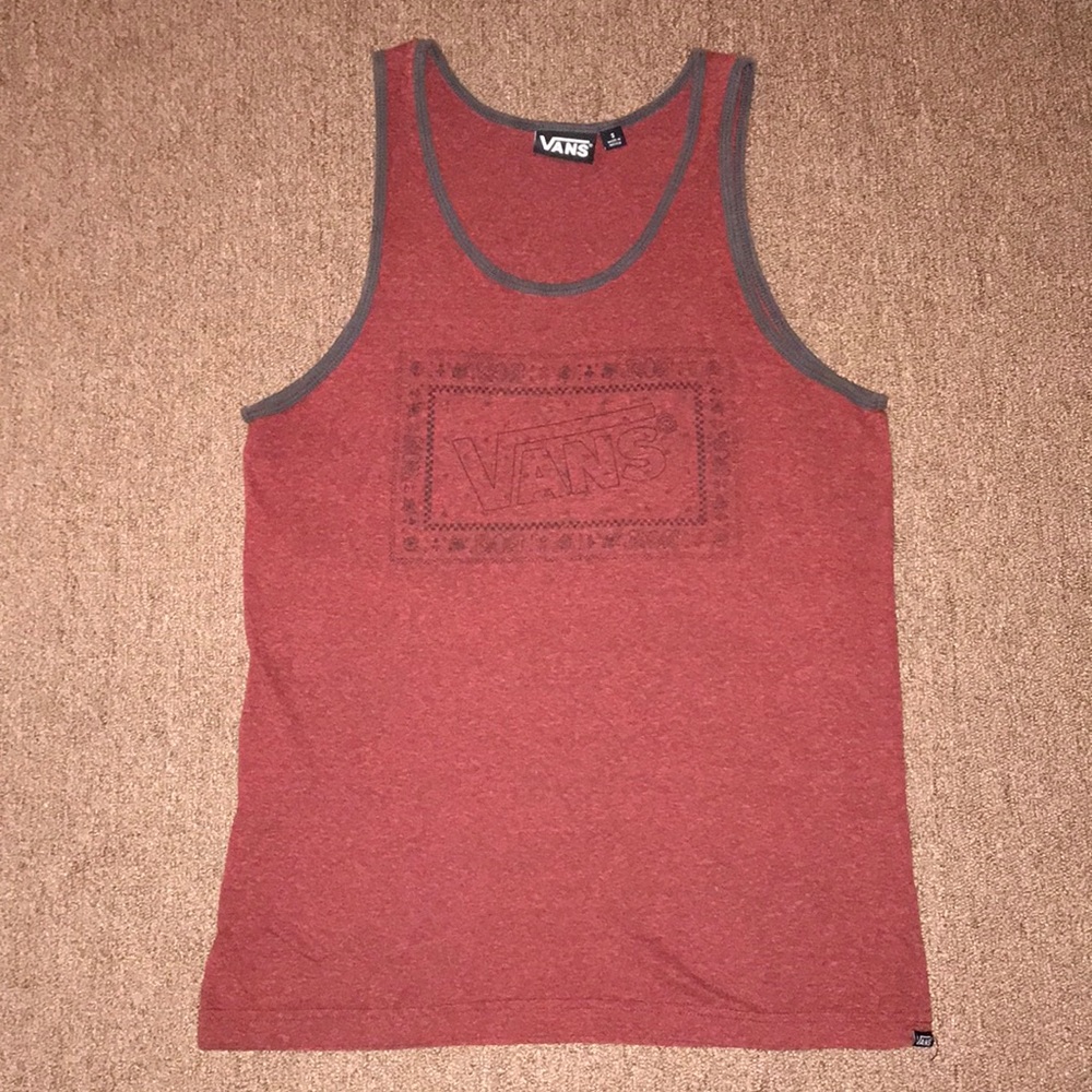 Red Vans Tanktop